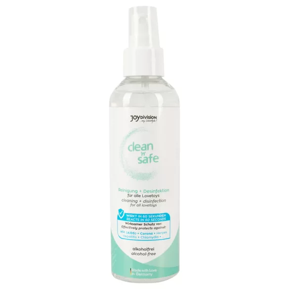 JoyDivision Clean Safe - fertőtlenítő tisztító spray (200 ml)