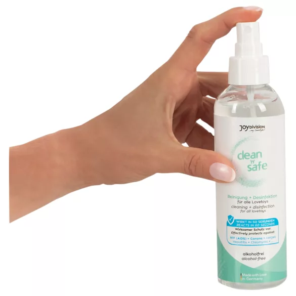 JoyDivision Clean Safe - fertőtlenítő tisztító spray (200 ml)