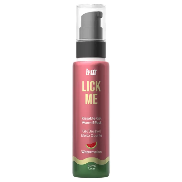 Intt Lick Me - melegítő hatású síkosító gél - görögdinnye (50 ml)