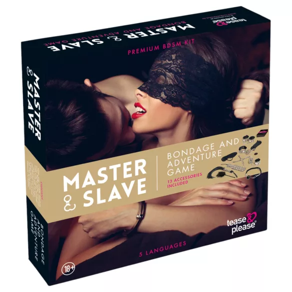 tease & please - Master & Slave - prémium BDSM kaland szett pároknak (13 részes)