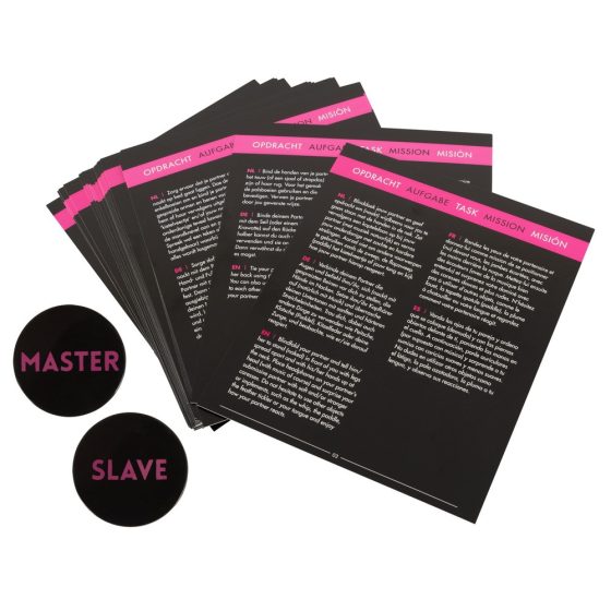 Master & Slave - Kötözős játék szett (barna-fekete)