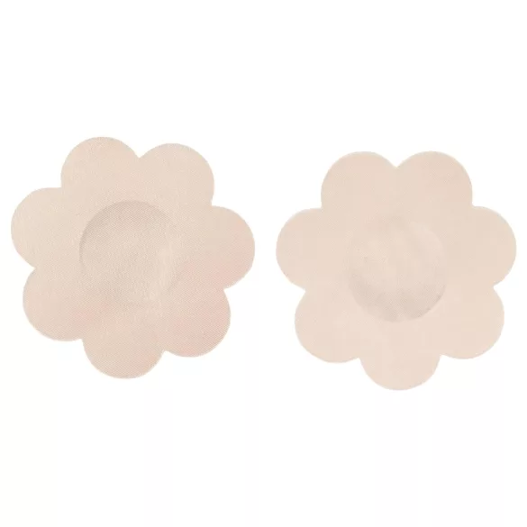 Cottelli Nipple Cover - virág mellbimbó tapasz (natúr, 12 db)