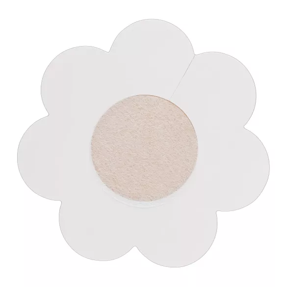 Cottelli Nipple Cover - virág mellbimbó tapasz (natúr, 12 db)