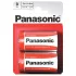 Tartós baby-elem R14 C - 1,5 V alkáli elem, 2 db. (Panasonic)