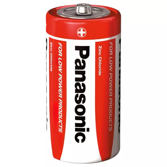 Tartós baby-elem R14 C - 1,5 V alkáli elem, 2 db. (Panasonic)