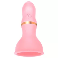 Sunfo - akkus mell vibrátor (pink)