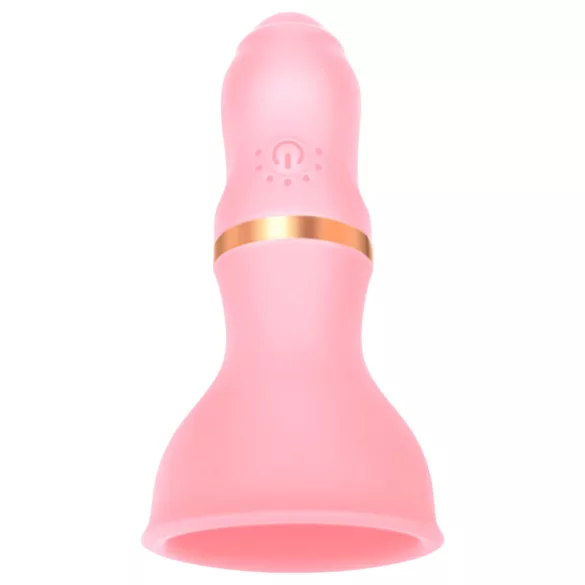 Sunfo - akkus mell vibrátor (pink)