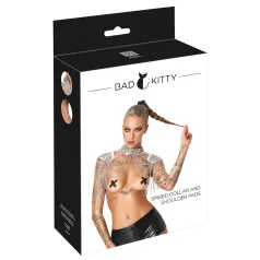 Bad Kitty - láncos válldísz (ezüst)