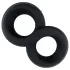 Pulselock Taur - dupla pénisz- és heregyűrű (fekete) - 20mm