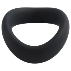   Pulselock Cocktura - csavart szilikon heregyűrű (fekete) - 45mm