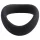 Pulselock Cocktura - csavart szilikon heregyűrű (fekete) - 45mm