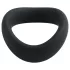 Pulselock Cocktura - csavart szilikon heregyűrű (fekete) - 45mm
