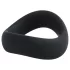 Pulselock Cocktura - csavart szilikon heregyűrű (fekete) - 45mm