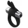 Pulselock Vantr - vibrációs nyuszis péniszgyűrű (fekete) - 30mm