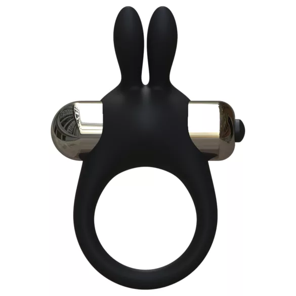 Pulselock Vantr - vibrációs nyuszis péniszgyűrű (fekete) - 30mm