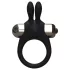 Pulselock Vantr - vibrációs nyuszis péniszgyűrű (fekete) - 30mm