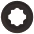 Pulselock Cocktura - pöttyös szilikon péniszgyűrű (fekete) - 27mm
