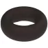 Pulselock Cocktura - pöttyös szilikon péniszgyűrű (fekete) - 27mm