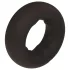 Pulselock Cocktura - pöttyös szilikon péniszgyűrű (fekete) - 27mm