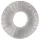 Pulselock Cocktura - bordázott TPE péniszgyűrű (átlátszó) - 19mm