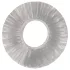 Pulselock Cocktura - bordázott TPE péniszgyűrű (átlátszó) - 19mm