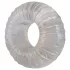 Pulselock Cocktura - bordázott TPE péniszgyűrű (átlátszó) - 19mm