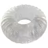 Pulselock Cocktura - bordázott TPE péniszgyűrű (átlátszó) - 19mm