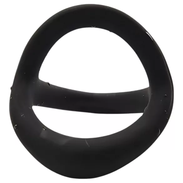 Pulselock Taur - Y-formájú pénisz- és heregyűrű (fekete) - S