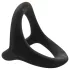 Pulselock Taur - Y-formájú pénisz- és heregyűrű (fekete) - S