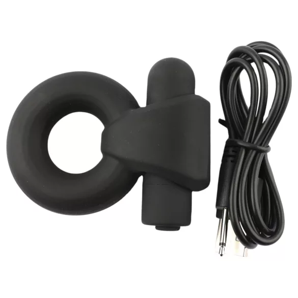 Pulselock Vantr - akkus vibrációs péniszgyűrű (fekete) - 25mm