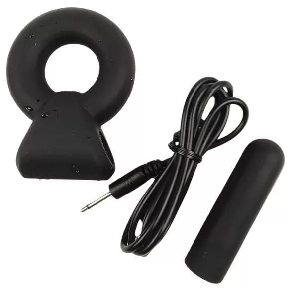 Pulselock Vantr - akkus vibrációs péniszgyűrű (fekete) - 25mm