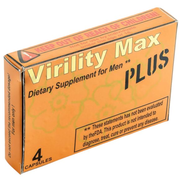 Virility Max Plus - étrend kiegészítő kapszula férfiaknak (4db)