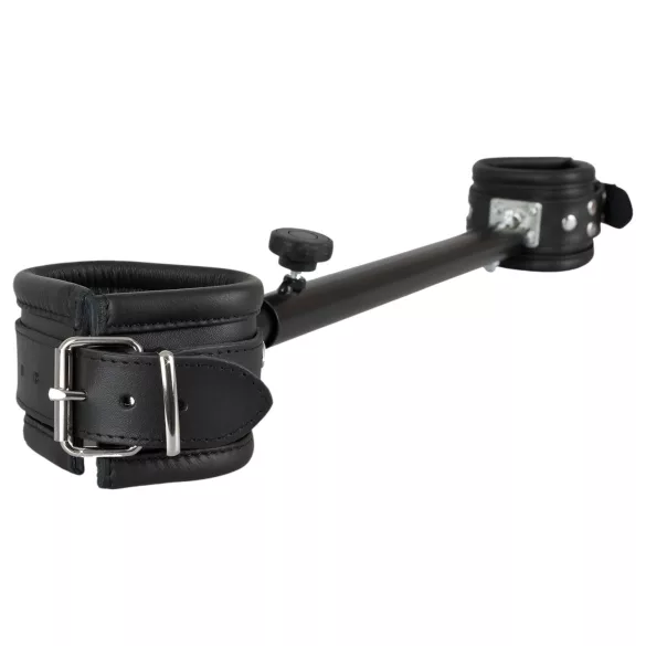 ZADO - kis lábterpesztő rúd, bondage szett (fekete)