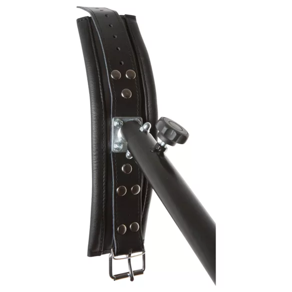 ZADO - nagy lábterpesztő rúd, bondage szett (fekete)