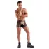 Svenjoyment - nyitott necc férfi alsó péniszgyűrűvel (fekete)