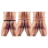 Svenjoyment - férfi tanga szett - fekete (3 részes) S-L