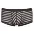 Átlátszó, csíkos boxer (fekete)