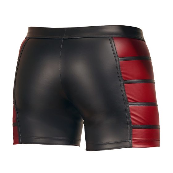 NEK - piros oldalbetétes cipzáros boxer (fekete)
