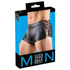 Svenjoyment - oldalt fűzős matt boxer (fekete)
