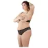 Cottelli Plus Size - gyöngyös melltartó szett (fekete)