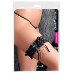 Cottelli - csipke harisnyakötő (fekete, S-L)
