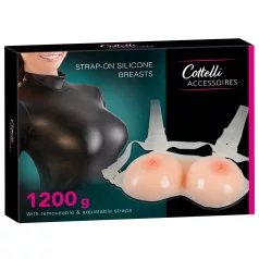   Cottelli - szilikon push-up felcsatolható mellek (2 × 600 g)