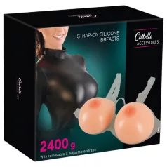   Cottelli - szilikon push-up felcsatolható mellek (2 × 1200 g)