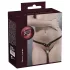 Fetish - szegecses, láncos tanga (fekete, S-L)