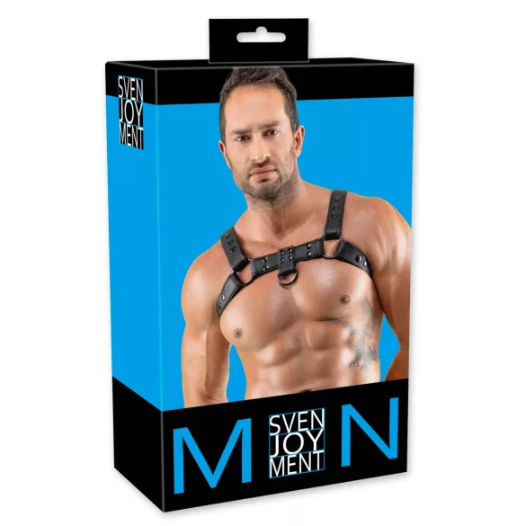 Svenjoyment - műbőr mellhám (fekete)