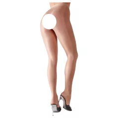 Cottelli - Selyemfényű szex harisnya (natúr)