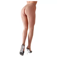 Cottelli - Csíkos szexharisnya (natúr)