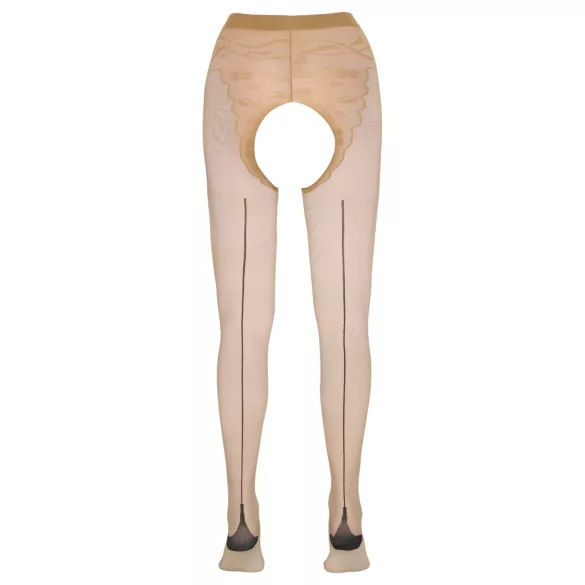 Cottelli - Csíkos szexharisnya (natúr)