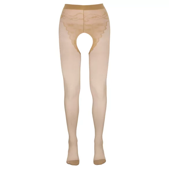 Cottelli - Csíkos szexharisnya (natúr)