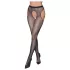 Cottelli Legwear - fekete nyitott, csillogó szexharisnya (S-L)